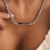 Tennis Name Necklace
