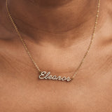Pavé Signature Name Necklace