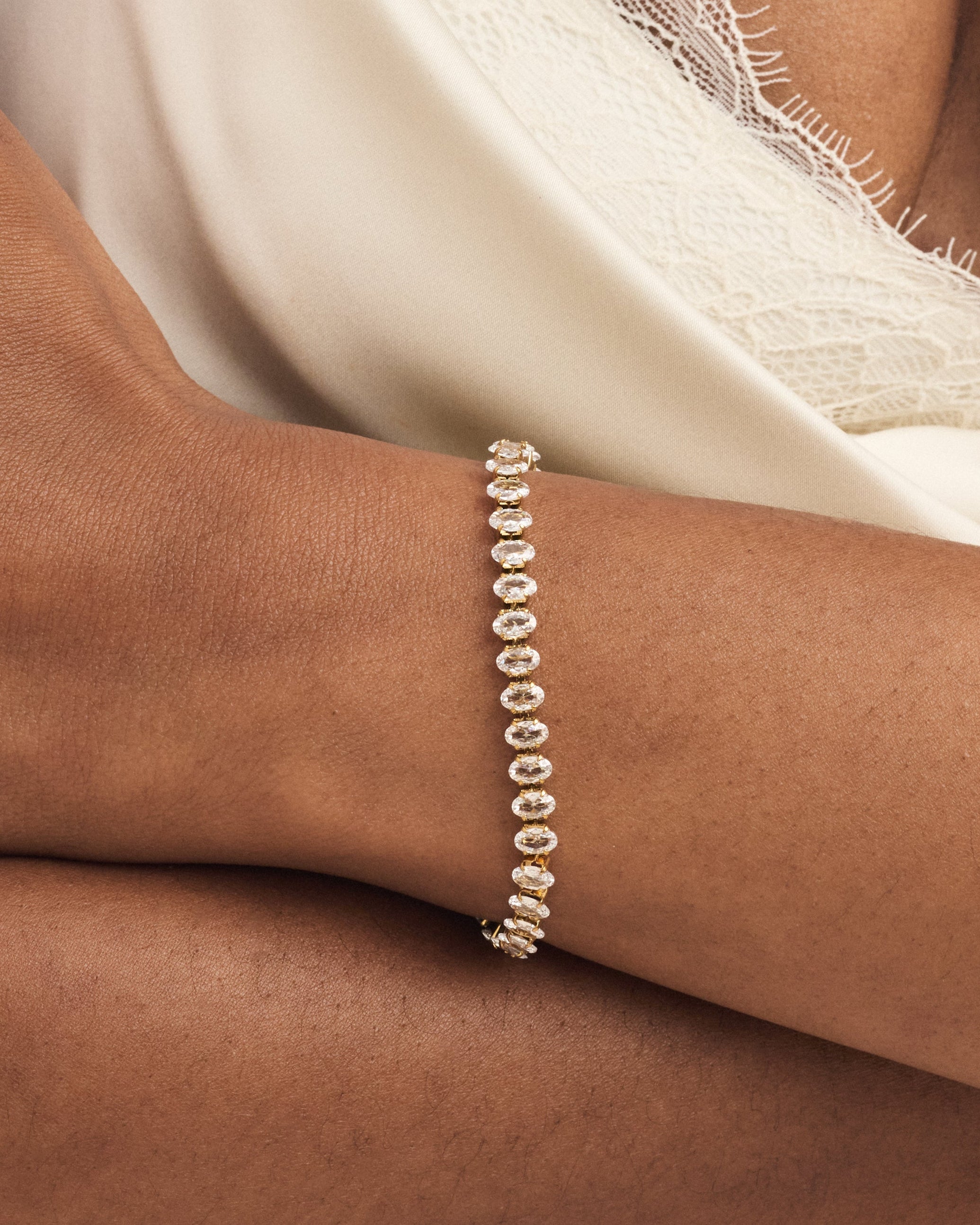 Dahlia Tennis Bracelet