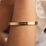 Stella Name Bangle