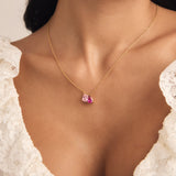 Toi Et Moi Birthstone Necklace