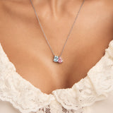 Toi Et Moi Birthstone Necklace
