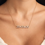 Pavé Date Necklace