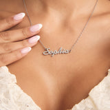 Pavé Signature Name Necklace