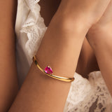 Pia Birthstone Bangle
