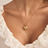 Heart Initial Necklace