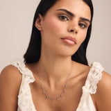 Initial Drop Necklace (Marquise Cut)