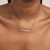 Pavé Signature Name Necklace
