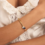 Elara Birthstone Bangle