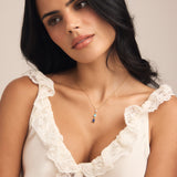 Trio Birthstone Drop Necklace