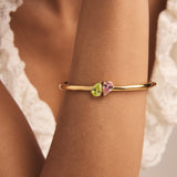 Elara Birthstone Bangle