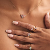 Zia Birthstone Ring