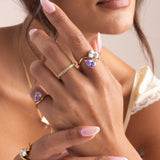 Pia Birthstone Ring