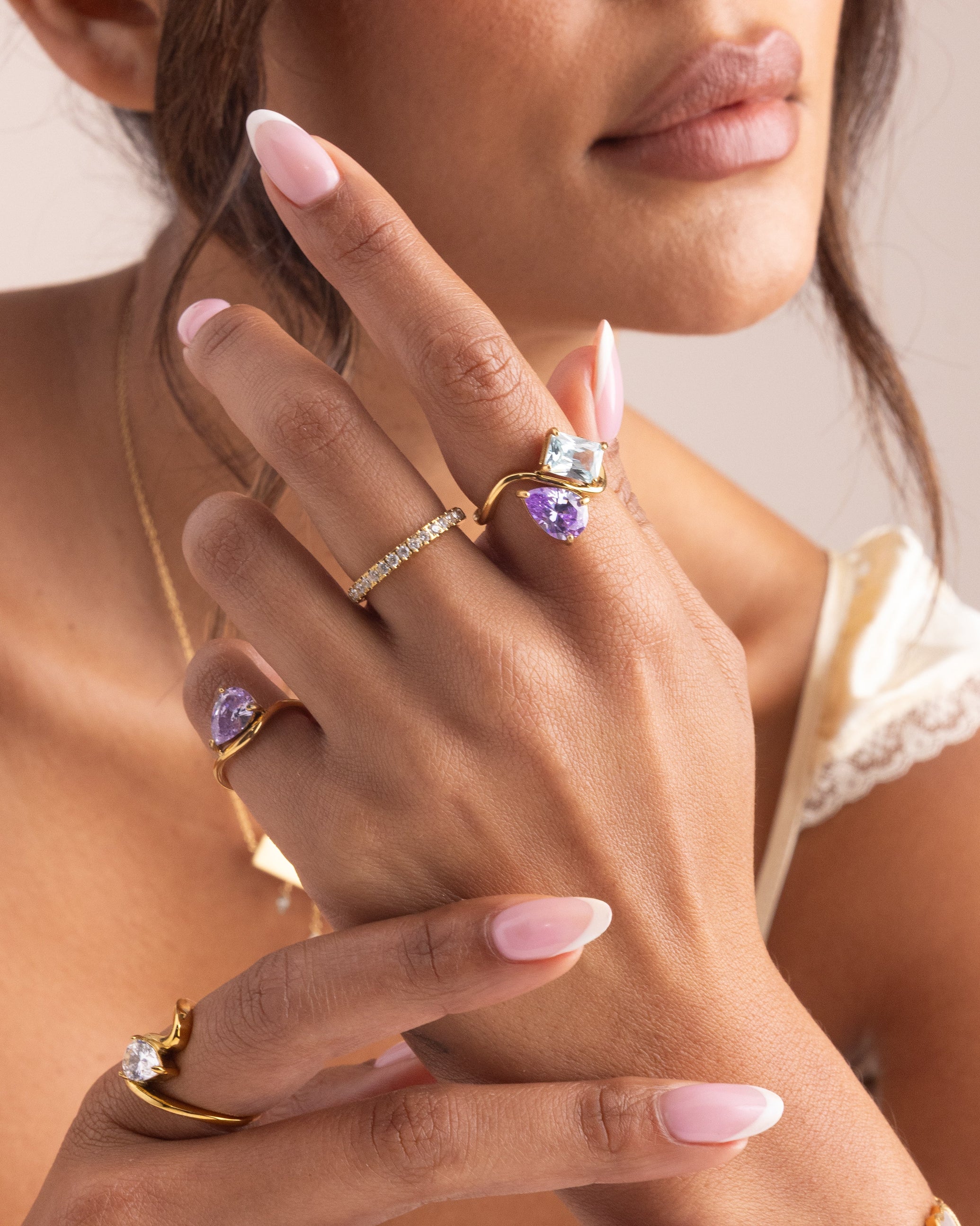 Pia Birthstone Ring