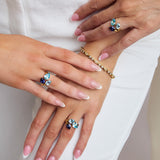 Aurora Birthstone Ring