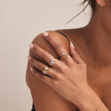 Zia Birthstone Ring