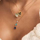 Heart Double Photo Locket Necklace