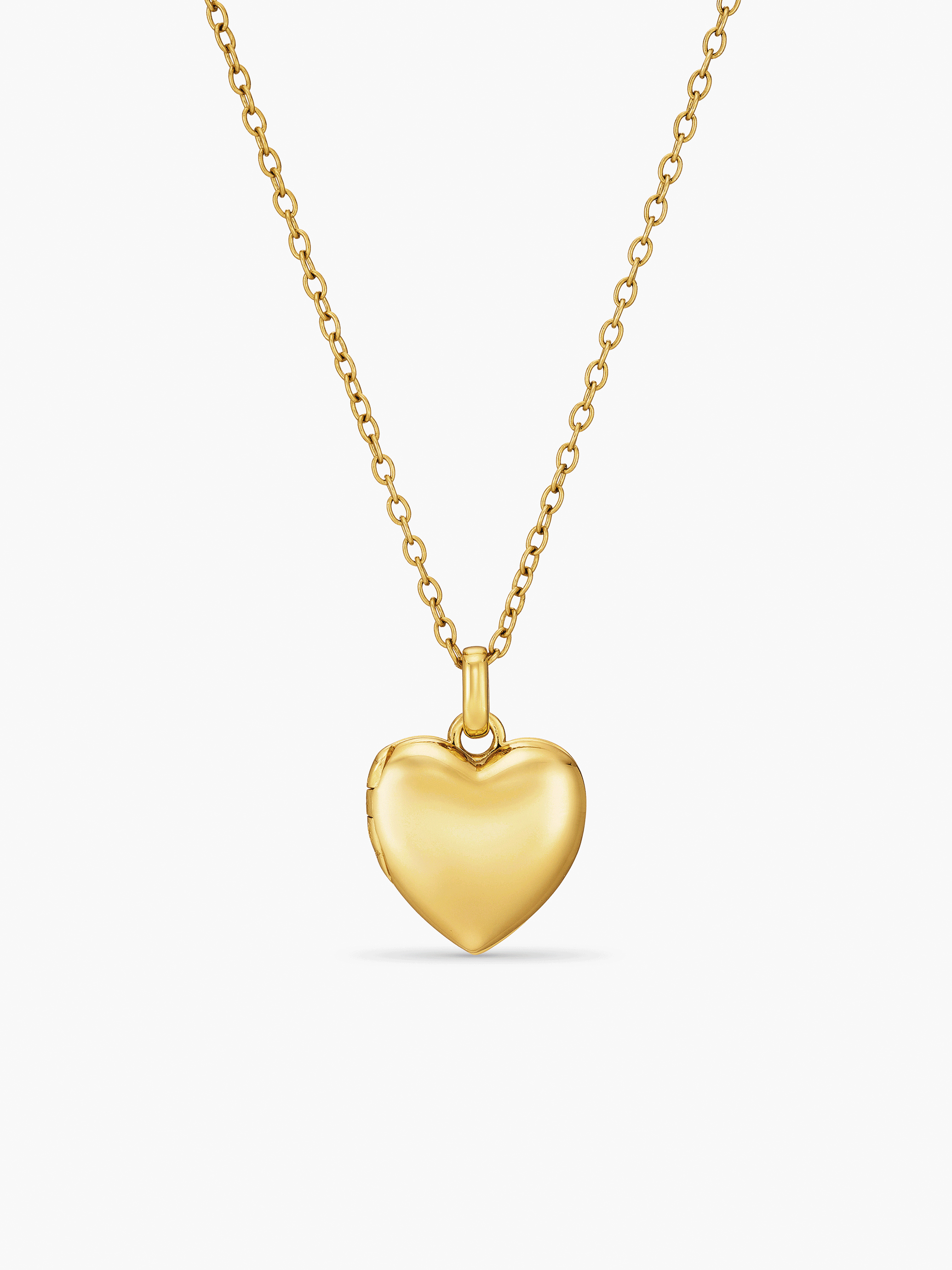 Heart Photo Locket Necklace