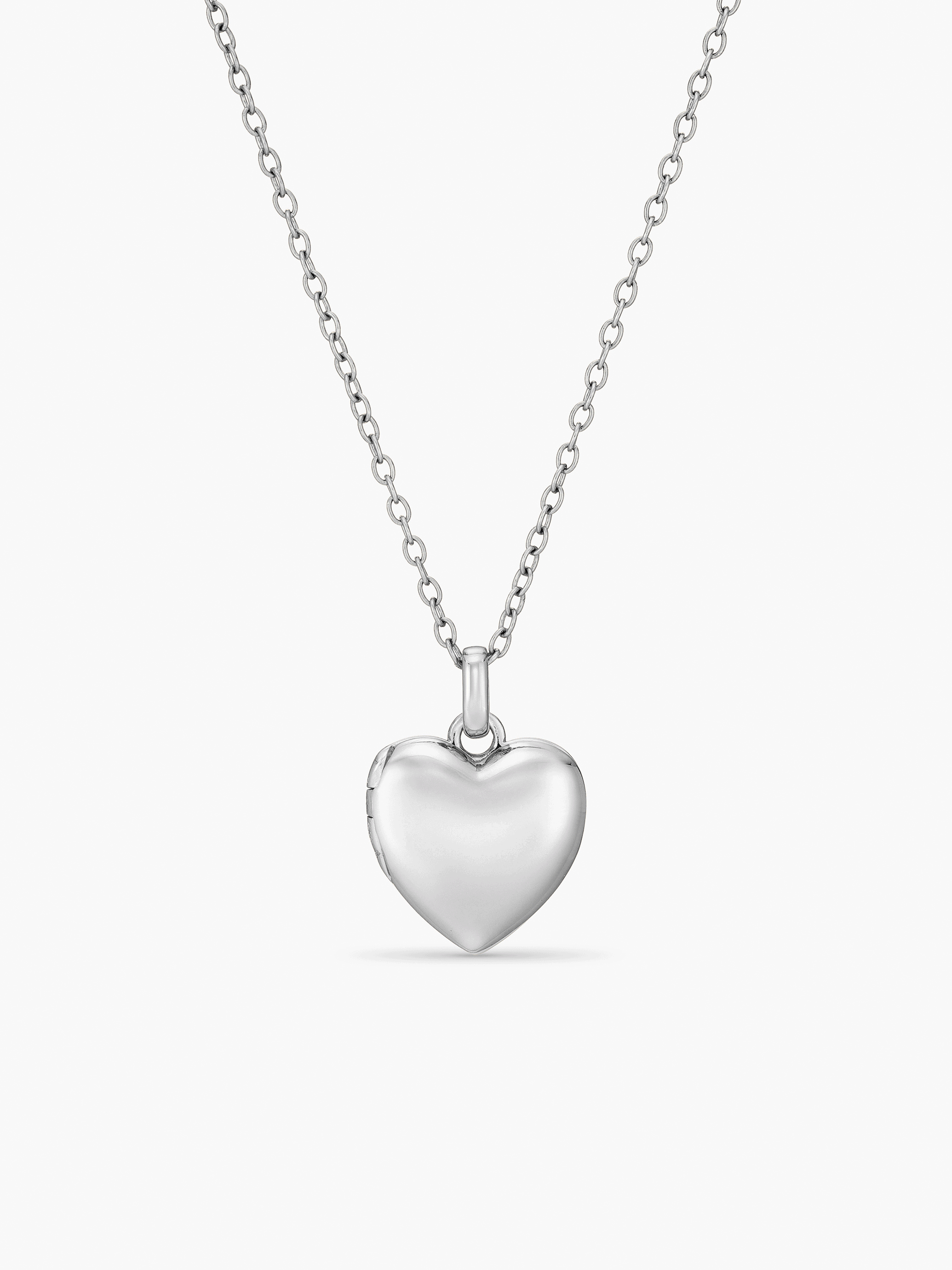 Heart Double Photo Locket Necklace