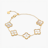 Custom Name Clover Bracelet