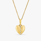 Heart Initial Necklace