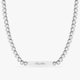 Tennis Name Necklace
